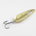 Vintage   Len Thompson #2, 1oz White / Fluorescent Orange / Brass fishing spoon #2578