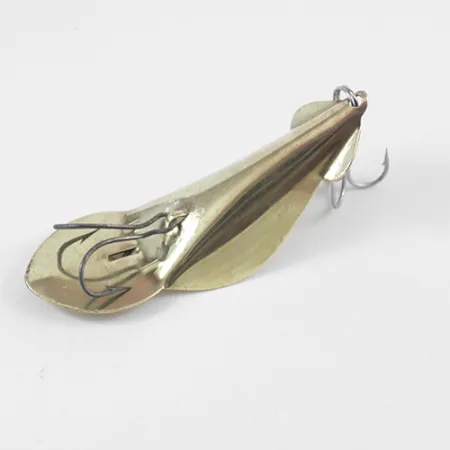 Vintage Buck Perry spoonplug, 1/2oz Brass fishing spoon #2589