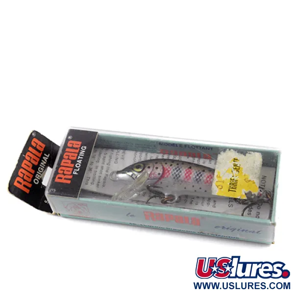 Rapala Original Floater, 3/32oz Rainbow Trout fishing lure #2611
