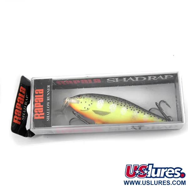 Rapala Shallow Shad Rap, 1/4oz Perch fishing lure #2613