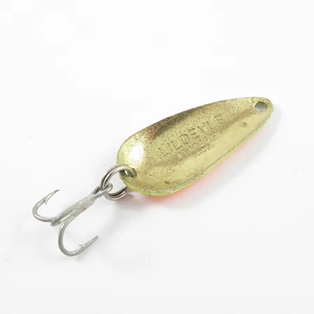 Vintage Eppinger Dardevle Lildevle, 1/8oz Fire Tiger fishing spoon #2615