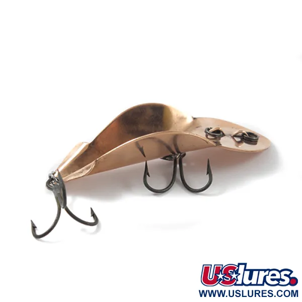 Vintage   Buck Perry Spoonplug, 1/3oz Copper fishing spoon #2631