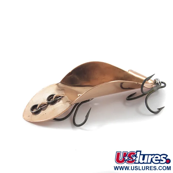 Vintage   Buck Perry Spoonplug, 1/3oz Copper fishing spoon #2631