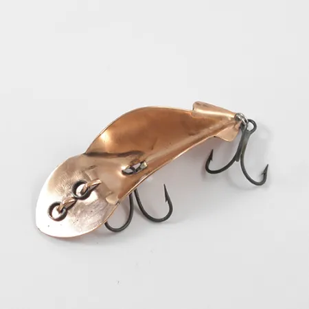 Vintage Buck Perry Spoonplug, 1/3oz Copper fishing spoon #2631