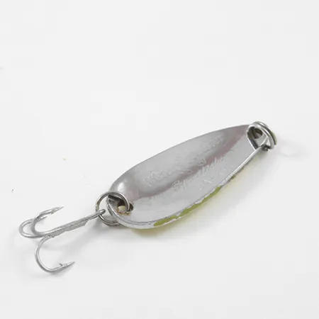 Vintage Mister Twister Shelby Sportfisher, 3/16oz Five of Diamonds (Yellow / Red / Nickel) fishing spoon #2633