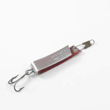 Vintage South Bend Super-Duper 501, 3/32oz Nickel fishing spoon #2635