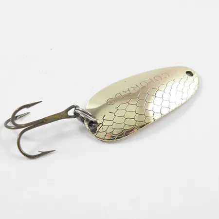 Vintage Thomas Colorado, 1/4oz Gold fishing spoon #2636
