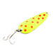 Vintage   Nebco FlashBait 166, 1/2oz Yellow / Red / Nickel fishing spoon #2639