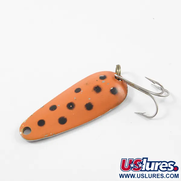 Vintage   Nebco Tor-P-Do, 1/2oz Red / Black / Nickel fishing spoon #2640