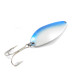 Vintage  Seneca Little Cleo (Hula Girl), 3/4oz White Pearl / Blue / Nickel fishing spoon #2644