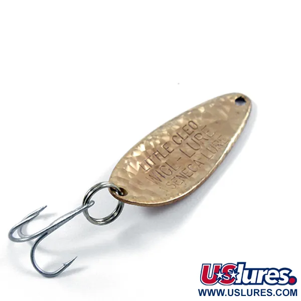 Vintage Seneca Little Cleo, 1/4oz Crystal (Copper Scale)  fishing spoon #2645