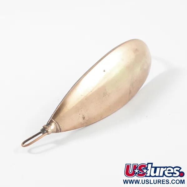 Vintage Weedless Herter's Olson minnow, 3/5oz Copper fishing spoon #2649