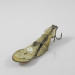 Vintage   Buck Perry spoonplug, 1/3oz Ivory / Red / Glitter fishing spoon #2653