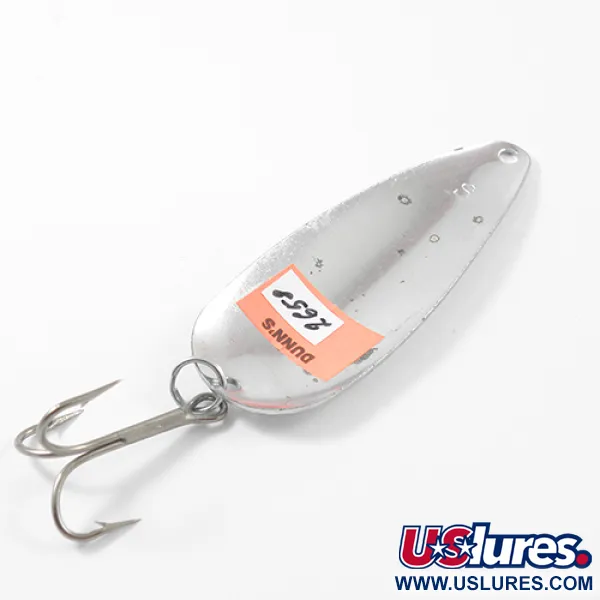 Vintage Worth Chippewa, 1/2oz Hammered Nickel fishing spoon #2658