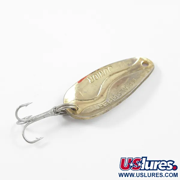 Vintage  Acme Kamlooper Junior, 1/4oz Red / White / Nickel / Gold fishing spoon #2665