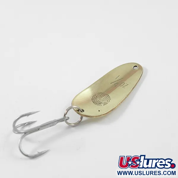 Vintage   Thomas Colorado, 1/4oz Gold fishing spoon #2669