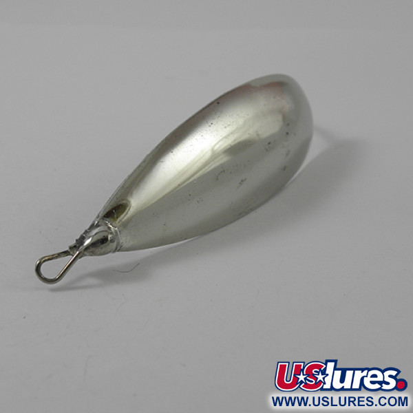 Vintage   Weedless Johnson Silver Minnow, 3/4oz Silver fishing spoon #2671