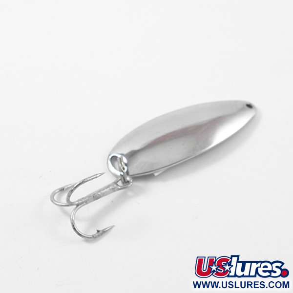 Vintage   Johnson Sprite, 1/3oz Nickel fishing spoon #2681