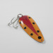 Vintage  Eppinger Dardevle Dardevlet , 3/4oz Orange / Red / Black / Nickel fishing spoon #2692