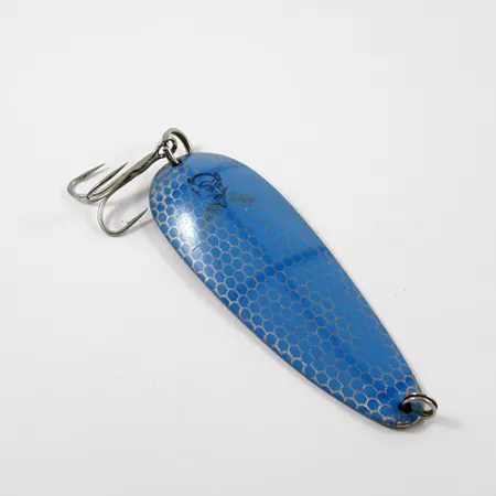 Vintage Eppinger Dardevle, 1oz Blue / Nickel fishing spoon #2694