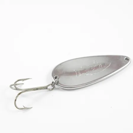 Vintage Dayton Bait Company Dixie Jet, 2/3oz Nickel fishing spoon #2702