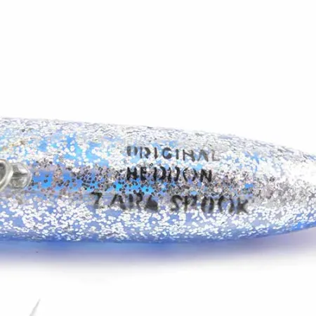 Vintage Heddon Zara Spook, 3/4oz Blue fishing lure #2721