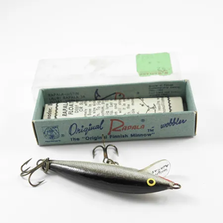 Vintage Rapala Original Floater, 1/8oz Natural / Silver fishing lure #2722