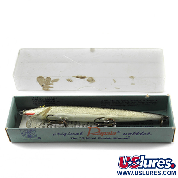 Vintage   Rapala Original Floater, 3/16oz Natural / Silver fishing lure #2723