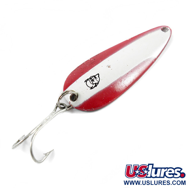 Vintage  Eppinger Dardevle Imp, 2/5oz Red / White / Nickel fishing spoon #2740