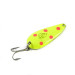 Vintage  Eppinger Dardevle Spinnie, 1/3oz Fluorescent Yellow / Nickel fishing spoon #2742