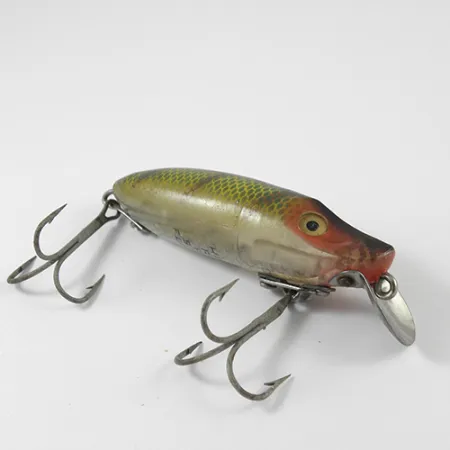 Vintage Heddon River Runt, 2/5oz Perch fishing lure #2749