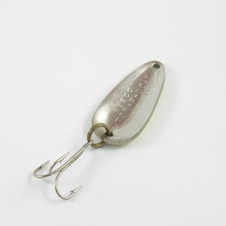 Vintage Nebco Tor-P-Do, 1/3oz Yellow / Red / Nickel fishing spoon #2751