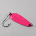 Vintage  Luhr Jensen Les Davis Hotrod, 1/2oz Pink / Nickel fishing spoon #2754