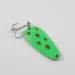 Vintage  Blue Fox Tor-P-Do, 1/2oz Green / Red / Nickel fishing spoon #2757