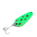 Vintage  Blue Fox Tor-P-Do, 1/2oz Green / Red / Nickel fishing spoon #2757