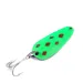 Vintage  Blue Fox Tor-P-Do, 1/2oz Green / Red / Nickel fishing spoon #2757