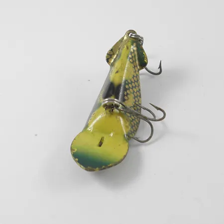 Vintage Buck Perry Spoonplug, 1/4oz Frog fishing spoon #2760