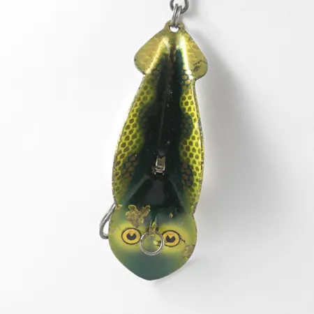 Vintage Buck Perry Spoonplug, 1/4oz Frog fishing spoon #2760