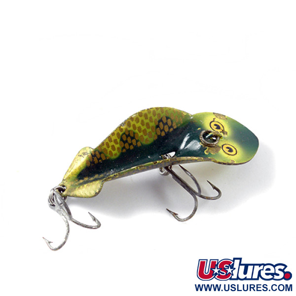 Vintage   Buck Perry Spoonplug, 1/4oz Frog fishing spoon #2760