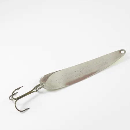 Vintage Eppinger King Flutter Devle 3200, 1/3oz Yellow / Red / Nickel fishing spoon #2763
