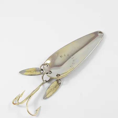 Vintage Marathon  Marathon, 2/5oz Hammered Gold fishing spoon #2772