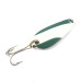 Vintage   Nebco Tor-P-Do, 1/3oz Green / White / Nickel fishing spoon #2773
