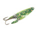 Vintage  Marathon Bait Company Marathon 2774, 2/5oz Frog (Green / Yellow / Nickel) fishing spoon #2774