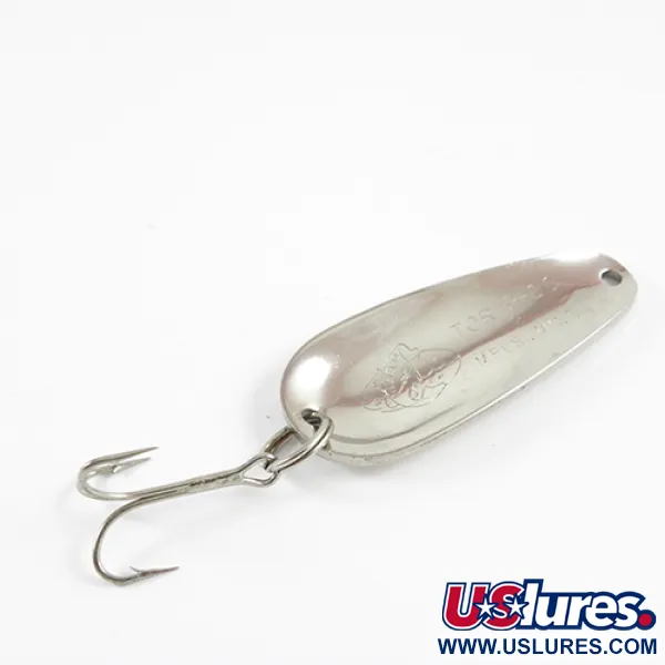 Vintage   Nebco Tor-P-Do 2, 1/2oz Nickel fishing spoon #2796