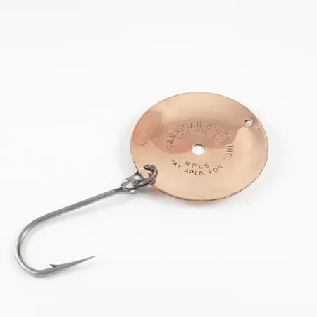 Vintage Canadian Bait, 3/4oz Copper fishing spoon #2797