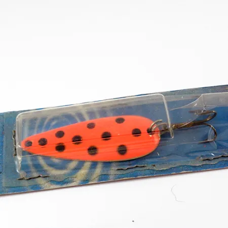 Weber Spoon, 2/5oz Red / Black fishing spoon #2802