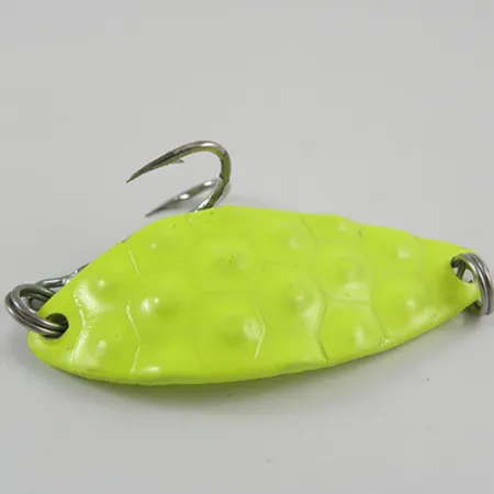 Vintage Gibbs KOHO, 1/2oz Chartreuse fishing spoon #2813