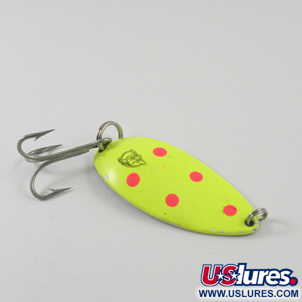 Retro Fishing Lure with Triple Hooks - Vibrant Chartreuse Color