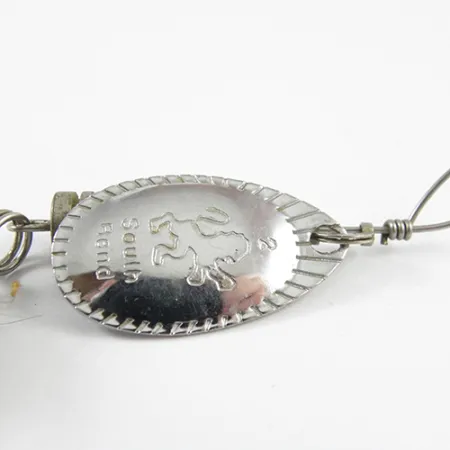 Vintage South Bend 2, 3/16oz Nickel spinning lure #2817