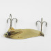 Vintage   Heddon Sonar 433, 1/2oz Gold fishing spoon #2821